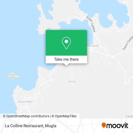 La Colline Restaurant map