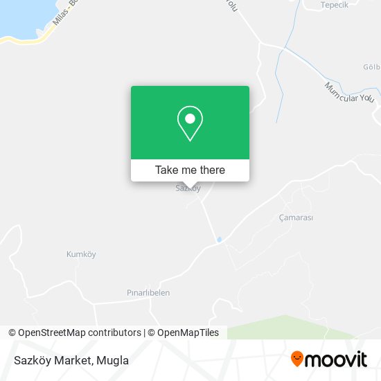 Sazköy Market map
