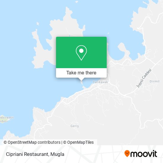 Cipriani Restaurant map