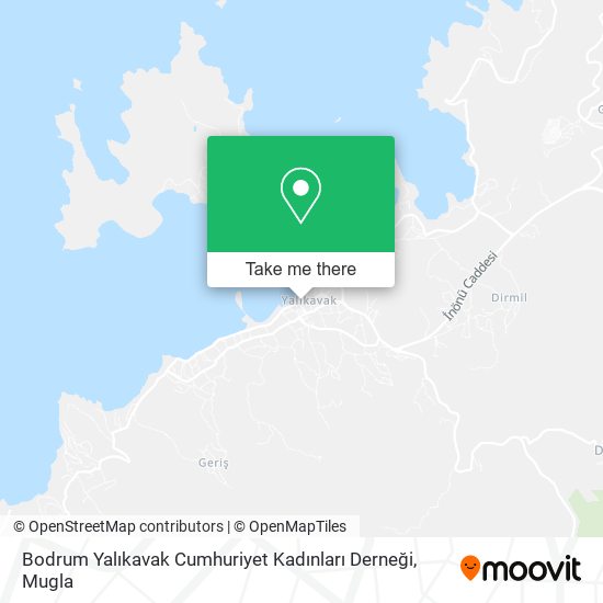 Bodrum Yalıkavak Cumhuriyet Kadınları Derneği map
