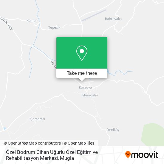 Özel Bodrum Cihan Uğurlu Özel Eğitim ve Rehabilitasyon Merkezi map