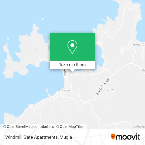 Windmill Gate Apartments map