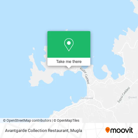 Avantgarde Collection Restaurant map
