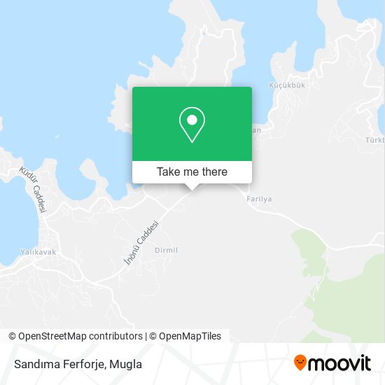 Sandıma Ferforje map