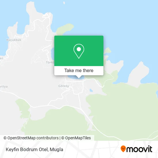 Keyfin Bodrum Otel map
