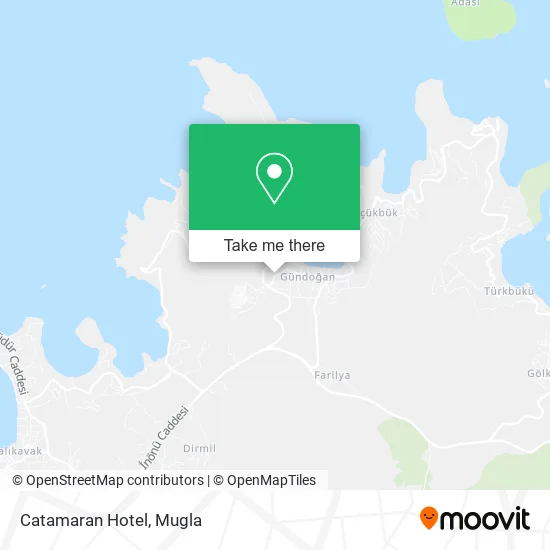 Catamaran Hotel map