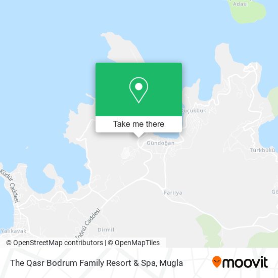 The Qasr Bodrum Family Resort & Spa map