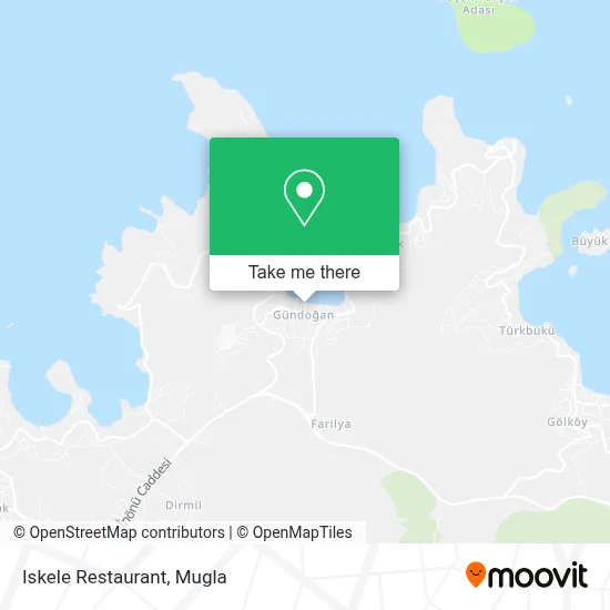 Iskele Restaurant map
