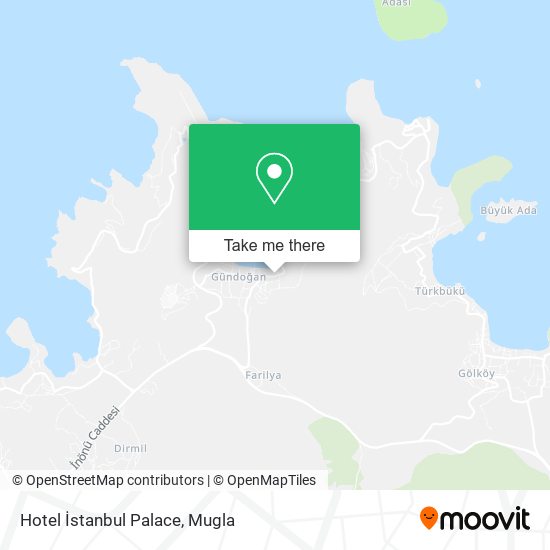 Hotel İstanbul Palace map