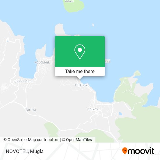 NOVOTEL map