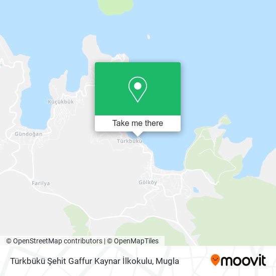 Türkbükü Şehit Gaffur Kaynar İlkokulu map