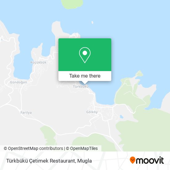 Türkbükü Çetimek Restaurant map