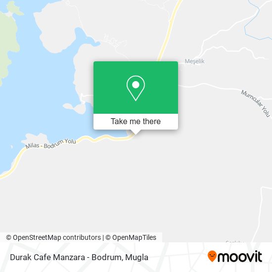 Durak Cafe Manzara - Bodrum map