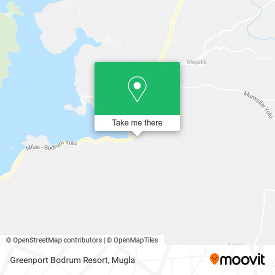 Greenport Bodrum Resort map