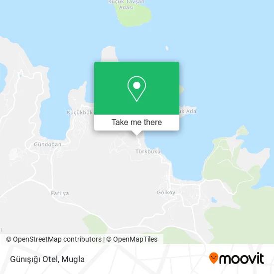 Günışığı Otel map