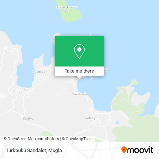 Türkbükü Sandalet map