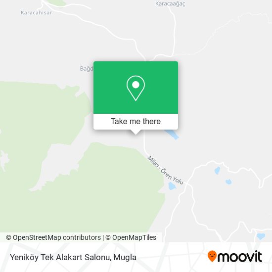 Yeniköy Tek Alakart Salonu map