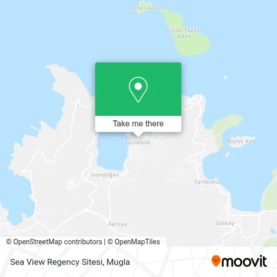 Sea View Regency Sitesi map
