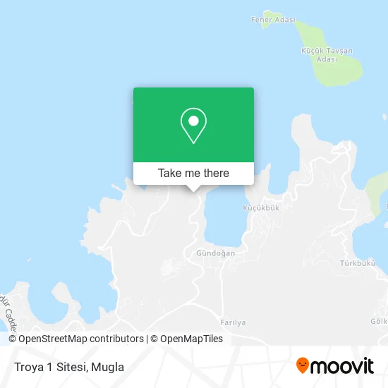Troya 1 Sitesi map