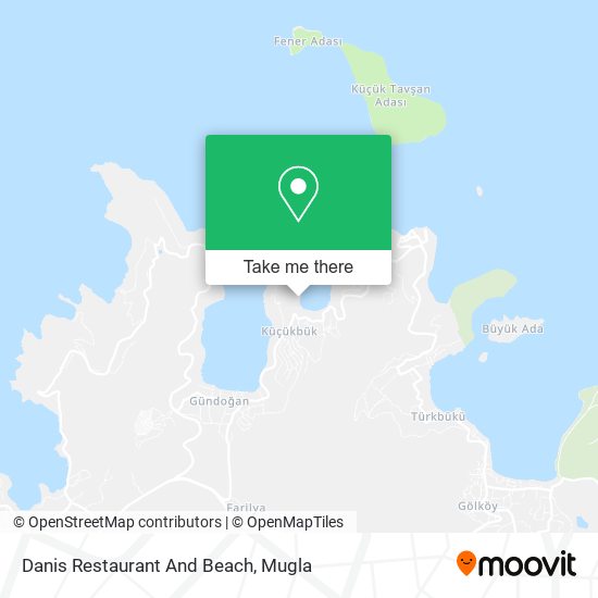 Danis Restaurant And Beach map