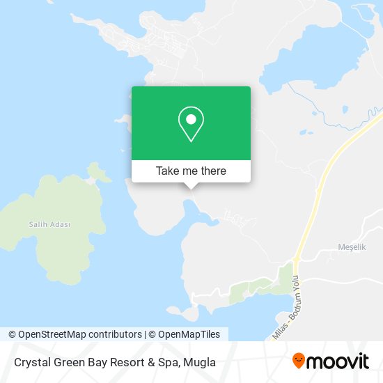 Crystal Green Bay Resort & Spa map