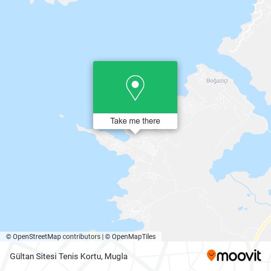 Gültan Sitesi Tenis Kortu map