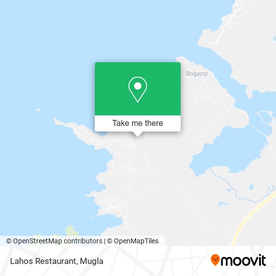 Lahos Restaurant map