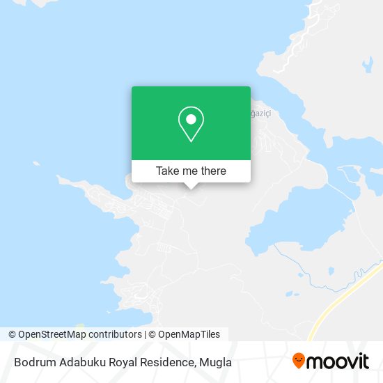 Bodrum Adabuku Royal Residence map