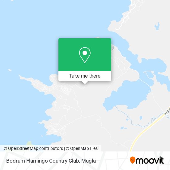 Bodrum Flamingo Country Club map