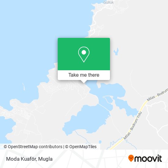 Moda Kuaför map