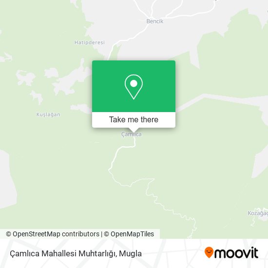 Çamlıca Mahallesi Muhtarlığı map