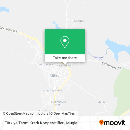 Türkiye Tarım Kredı Kooperatifleri map