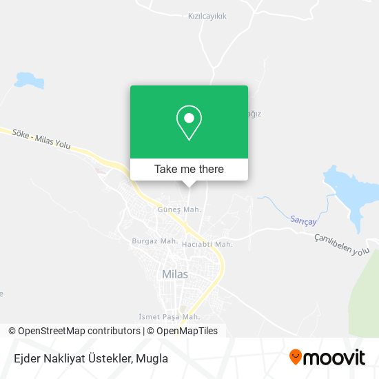 Ejder Nakliyat Üstekler map