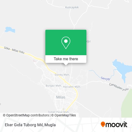Eker Gıda Tuborg Mıl map