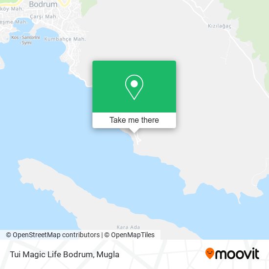 Tui Magic Life Bodrum map
