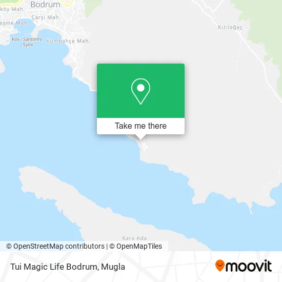 Tui Magic Life Bodrum map