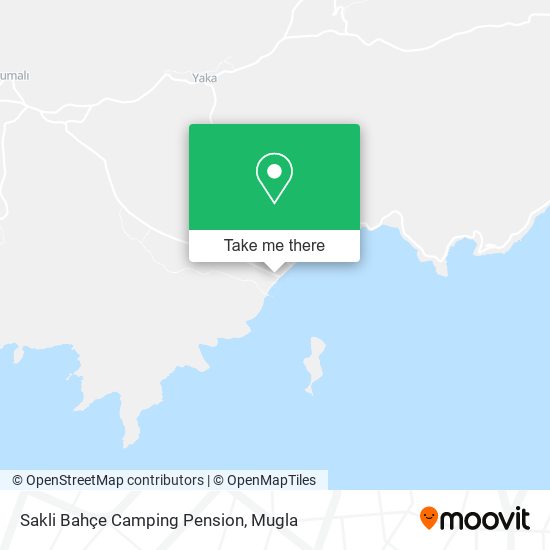 Sakli Bahçe Camping Pension map