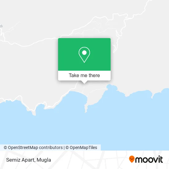Semiz Apart map