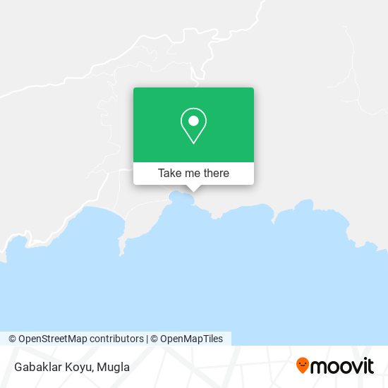 Gabaklar Koyu map