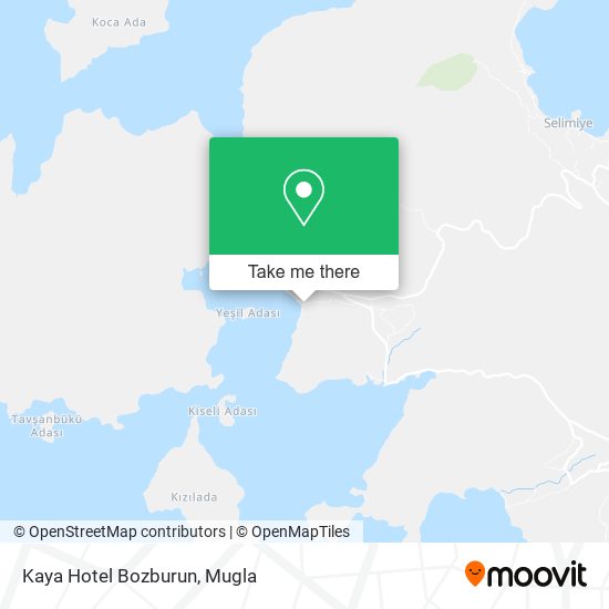 Kaya Hotel Bozburun map