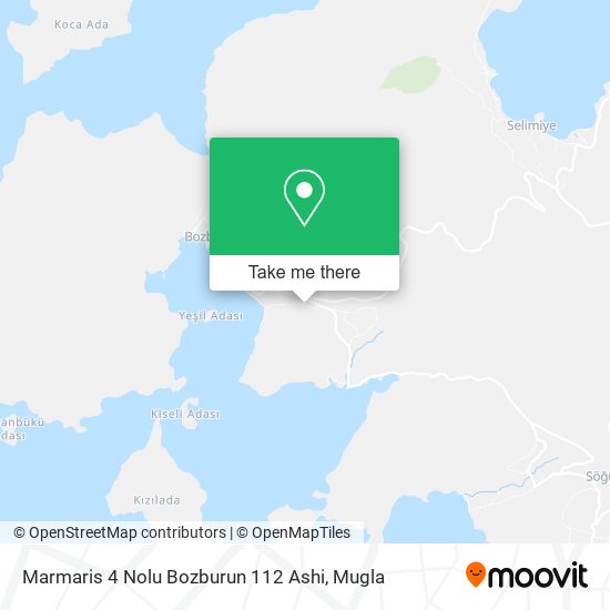 Marmaris 4 Nolu Bozburun 112 Ashi map