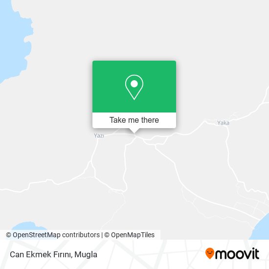 Can Ekmek Fırını map