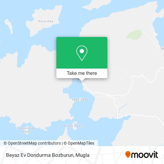 Beyaz Ev Dondurma Bozburun map