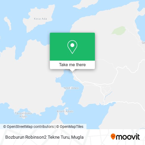 Bozburun Robinson2 Tekne Turu map