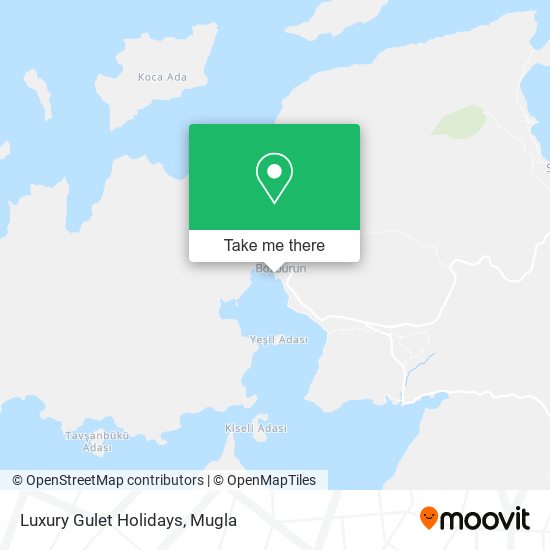 Luxury Gulet Holidays map