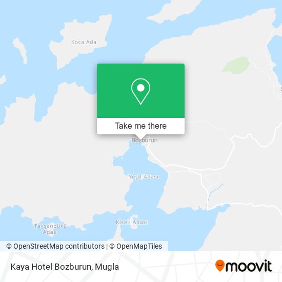Kaya Hotel Bozburun map