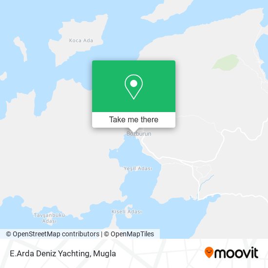 E.Arda Deniz Yachting map