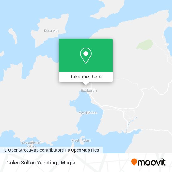 Gulen Sultan Yachting. map
