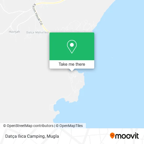 Datça Ilıca Camping map
