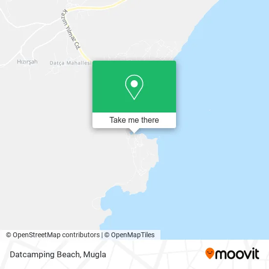 Datcamping Beach map